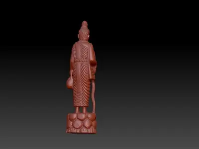 hindi monk 3D print model