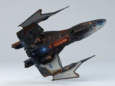 Hyper Jet Fighter 1 3D model