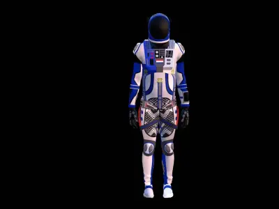 Astronaut Spacesuit Holland 3D model