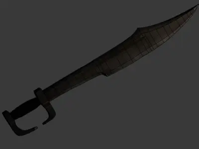 300 De Frank Miller Epee Spartan 3D model
