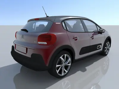 Citroen C3 2020 Free 3D model