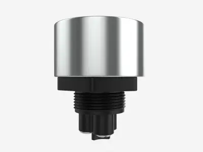 Engine start button 3D model