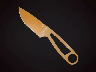 Knife 1 J Low-poly 3D model