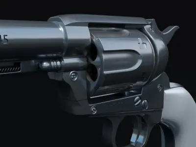 Colt Single Action Army Revolver 3D model purchase