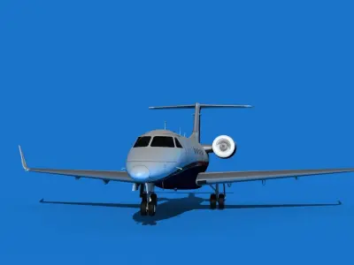 Embraer Praetor 600 V04 3D model
