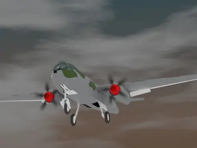 Heinkel HE 343 3D model
