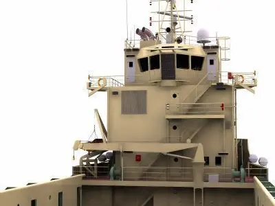 Platform Supply Vessel - 02 - 3D model
