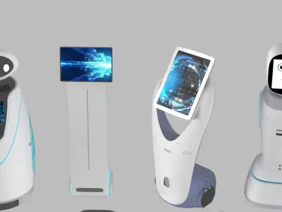 Guided Intelligent Robot 3D model