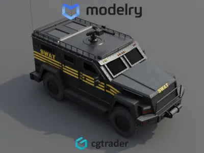 SWAT Vehicle 3D model purchase