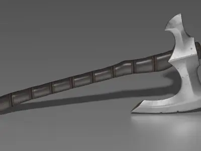 God of war ragnarok Leviathan axe printable 3d model 3D Low-poly 3D model