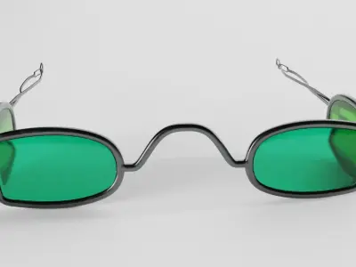 Railway Glasses 3D model