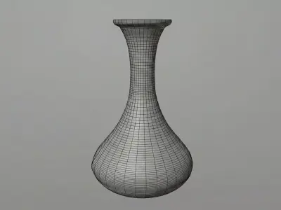 Realistic Traditional Moroccan Ceramic Vase - PBR Low-poly 3D model