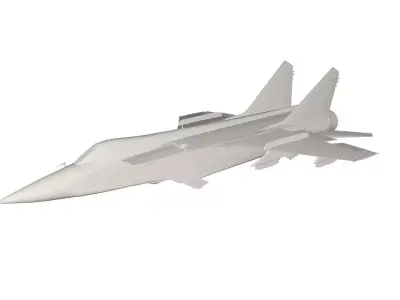 Military Plane concept Low-poly 3D model from CGTrader