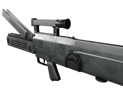 G11 Assault Rifle Low-poly 3D model