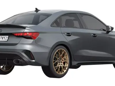 Audi RS3 Sedan competition limited 2026 3D model