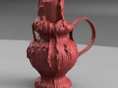 VIEUX BOUGEOIR 3D print model