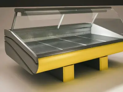 Market Fridge 190 cm 3D model