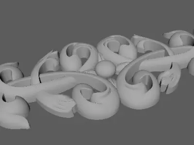 dekor ornamental design 3D model