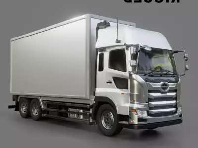 Hino Profia Cargo Truck Free 3D model