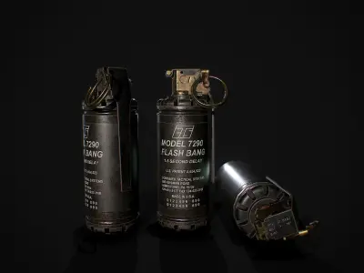 GRENADE smoke 3D Model Pack
