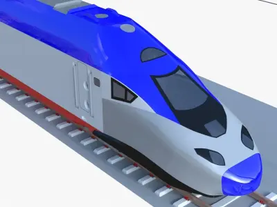 Alstom Avelia locomotive 3D model