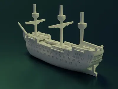 HMS Victory 3D print model