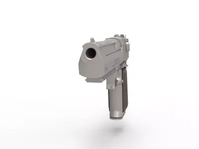 Pistol Desert Eagle 50 AE Magnum from Counter-Strike 3D model