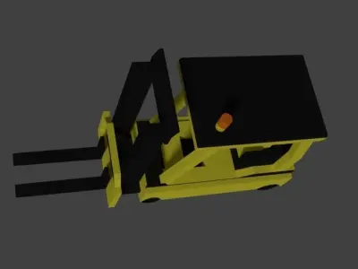 Low Poly Forklift 3D model purchase