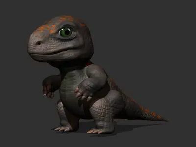 Dino Rexy Low-poly 3D model