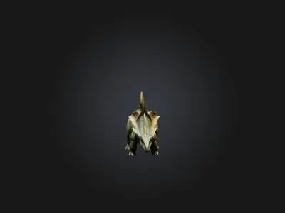 Realistic Stegosaurus Model Low-poly 3D model