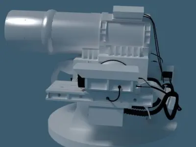 laser turret XN-1 LAWS model 3D model