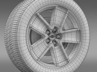 Chevrolet Camaro Redflash 2010 wheel 3D model