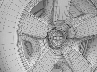 Chevrolet Suburban DE wheel 3D model
