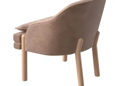 Lawson Fenning DISC Interiors x LF Skye Dining Chair 3D model