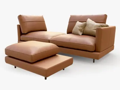 Sofa Constructor Lounge set 3D model