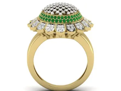 Women ring 3dm Render details 3D print model