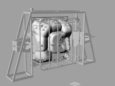 MINI POOL TURNIG DEVICE 3D model