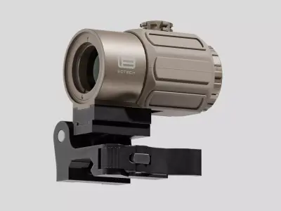 EOTech G43 Magnifier Low-poly 3D model