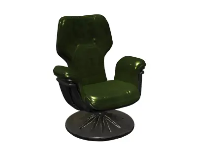 retro scifi chair 3D model