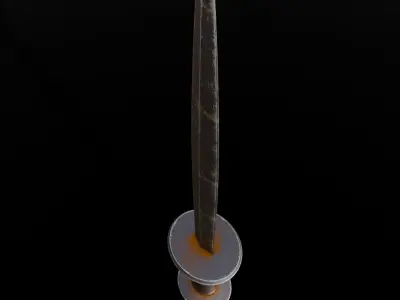 Dagger 3D Model Low-poly 3D model