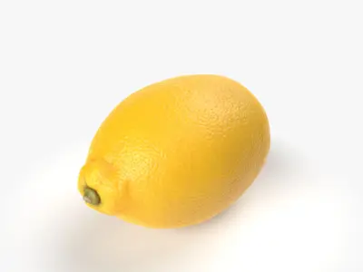 Lemon PBR Scan Retopo 3D model