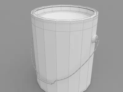 Bucket of Paint 3D model