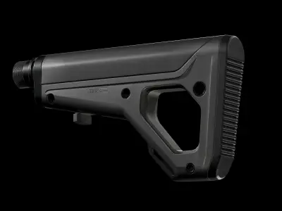 Magpul UBR Gen2 Buttstock Low-poly 3D model