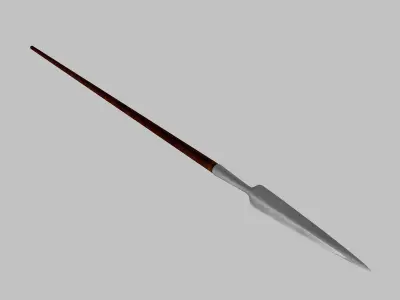 English polearm 3D model