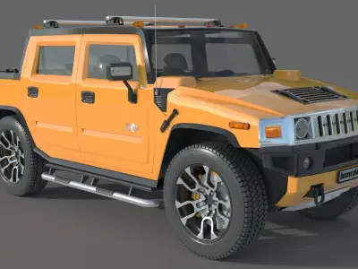 Hummer H 2 Sut 3D model
