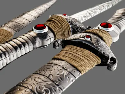 Dagger Sword  3D model