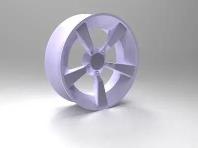 Alloy wheel rim Free 3D model