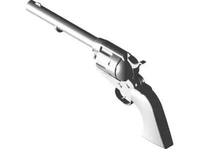 COLT 45 SAA Low-poly 3D model