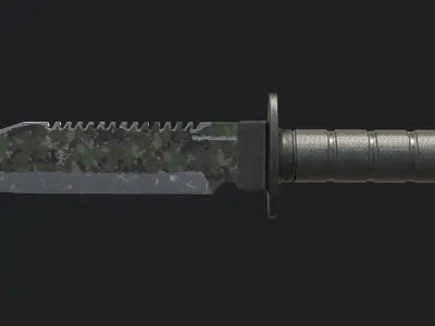 Melee Weapons Pack for Games Low-poly 3D model