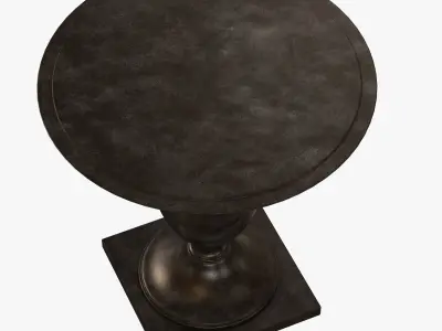 Restoration Hardware KLISMOS ROUND SIDE TABLE 3D model